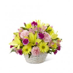 The FTD Basket of Cheer Bouquet - Basket included