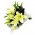 Bunch Of Lilies - White