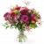 Charming pink / red bouquet, excl. vase